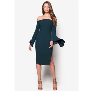 BARDOT Solange Off The Shoulder Dress Sz 4